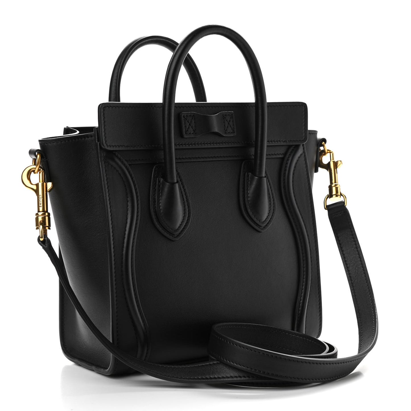 Smooth Calfskin Nano Luggage Black