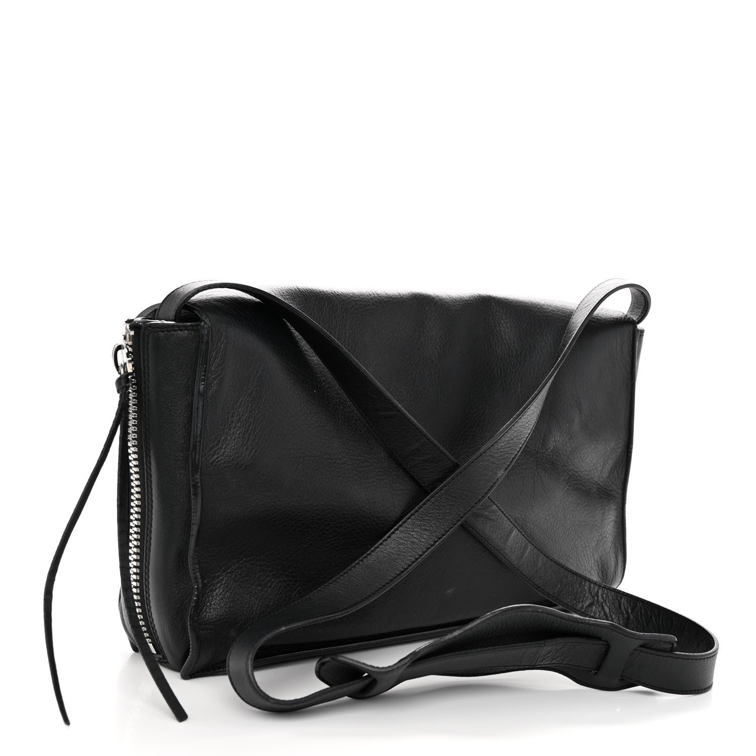 Balenciaga Calfskin Papier Sight Clutch Black 3 of 11