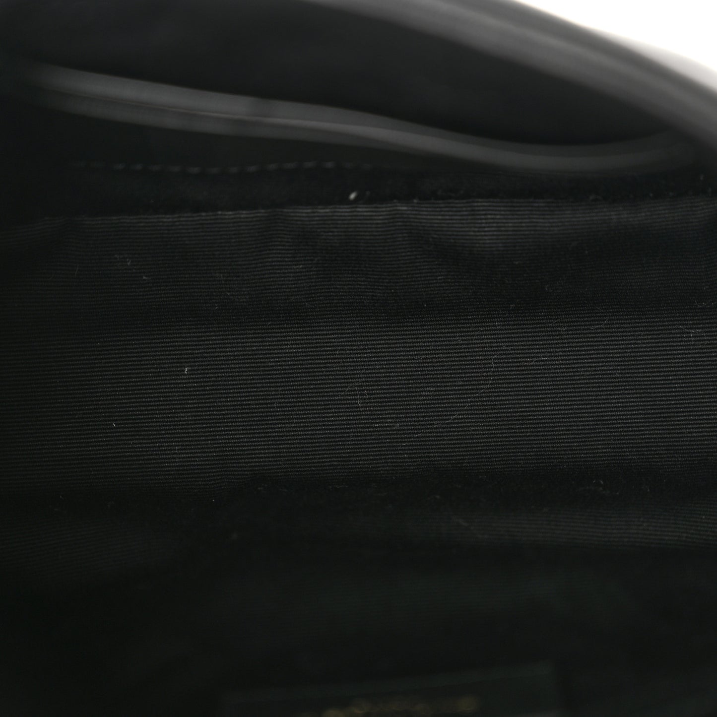 Lambskin Quilted Toy Loulou Puffer Monogram Chain Satchel Black