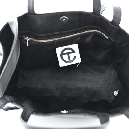 Telfar Vegan Leather Medium Shopping Bag Black 5 of 14