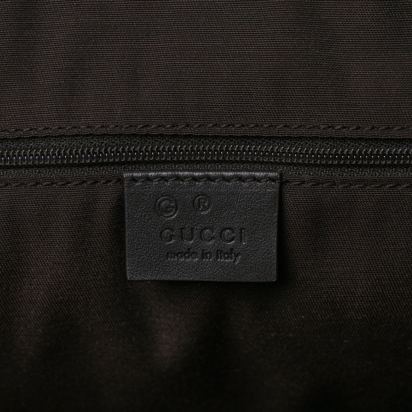 Guccissima Bamboo Top Handle Tote Dark Brown