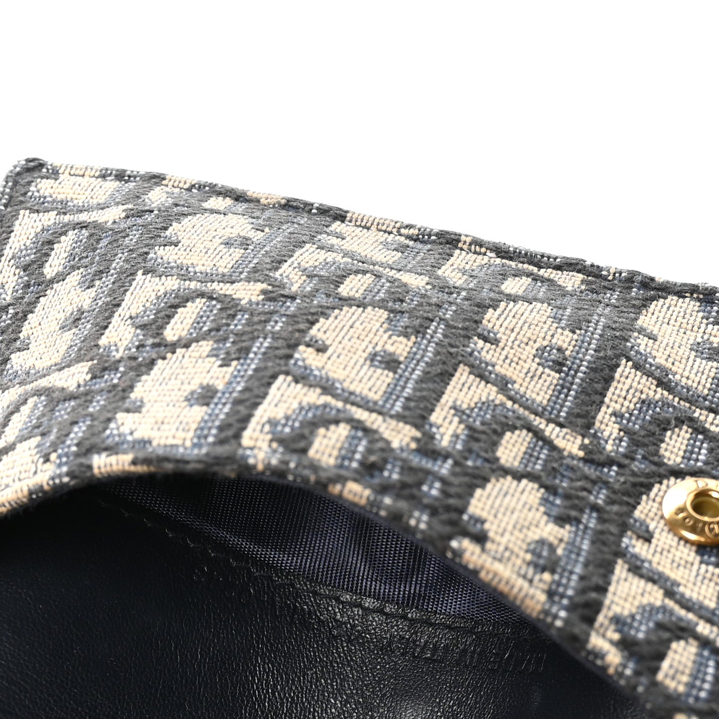 Oblique Saddle Cosmos Zipped Card Holder Blue