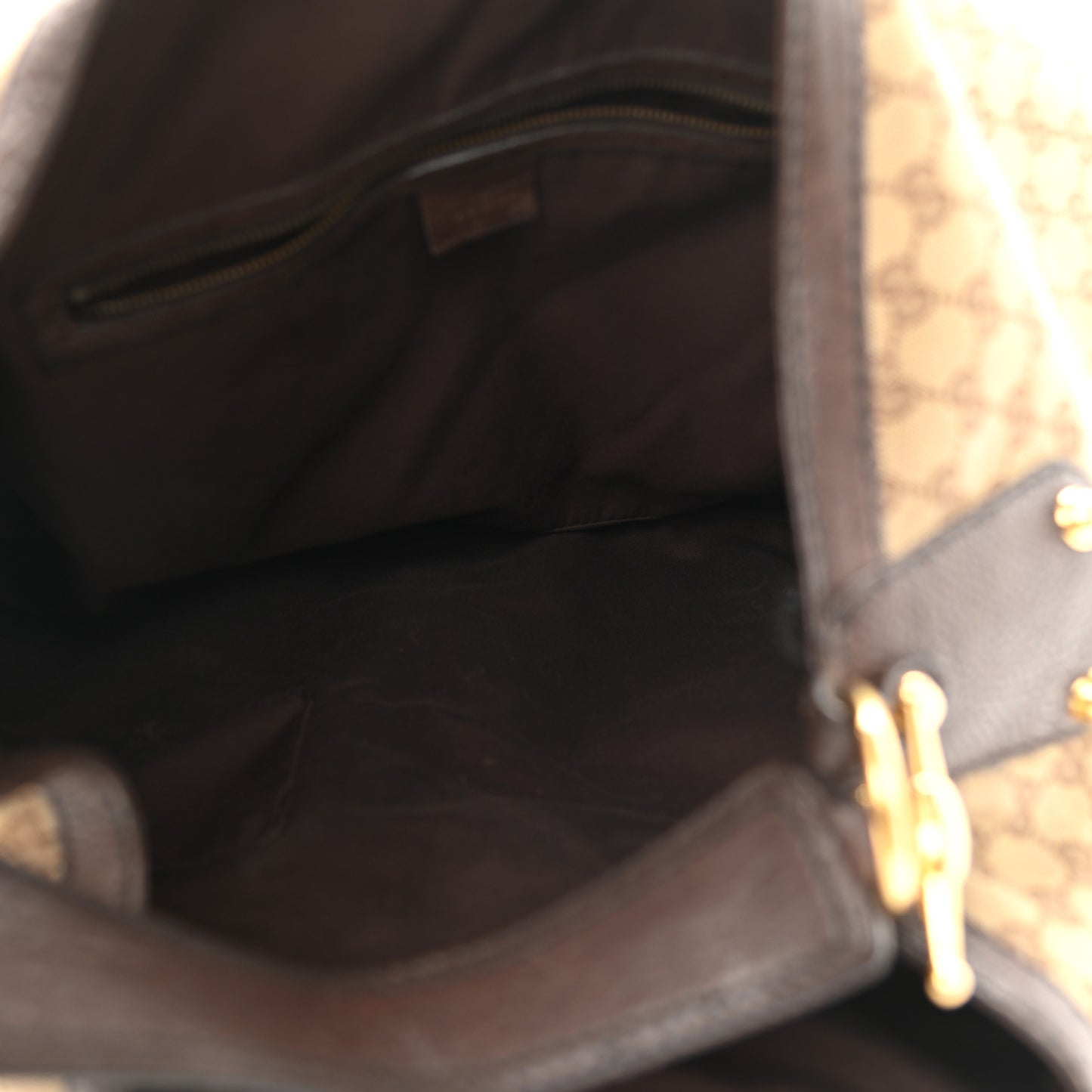 Monogram Large Jockey Hobo Dark Brown