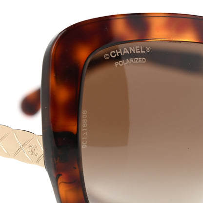 Chanel Acetate Polarized Spring Butterfly Sunglasses 5370-A Tortoise 8 of 10