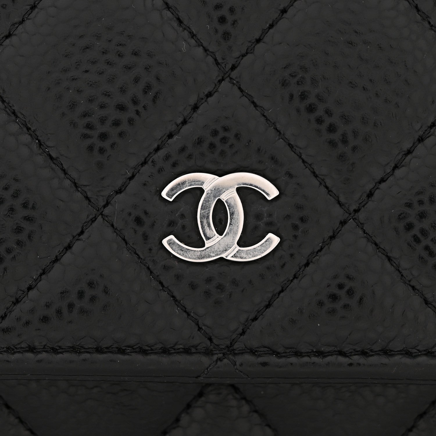 Chanel Caviar Quilted Wallet on Chain WOC Black 12 of 12