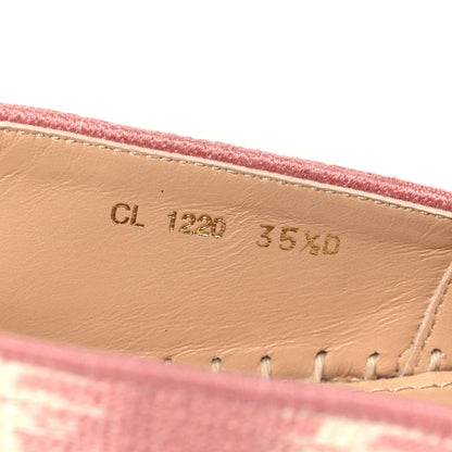 Christian Dior Cotton D-Stripes Embroidered Granville 15mm Espadrilles 35.5 Deep Nude 9 of 9