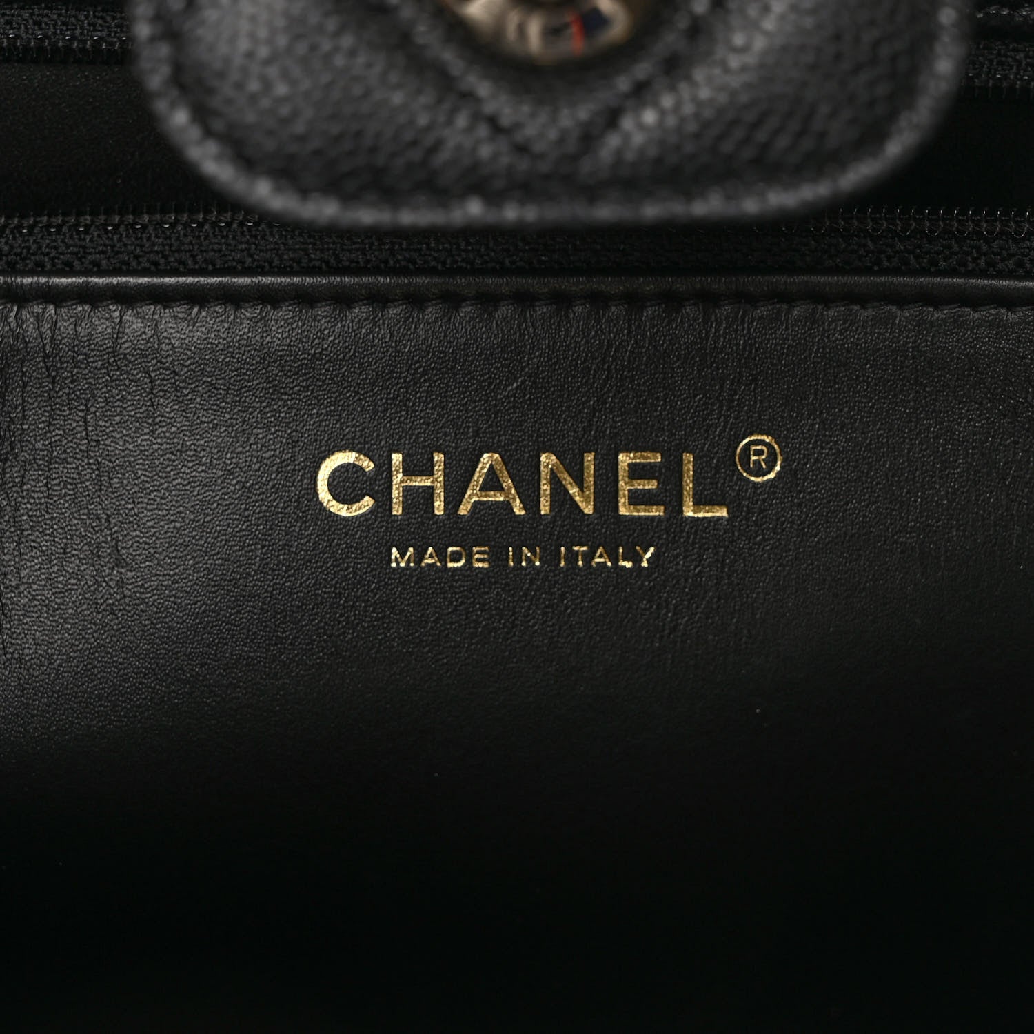 Chanel Caviar Quilted Large Shopping Tote Black 6 of 10