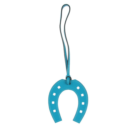 Hermes Swift Paddock Horseshoe Bag Charm Turquoise 1 of 6