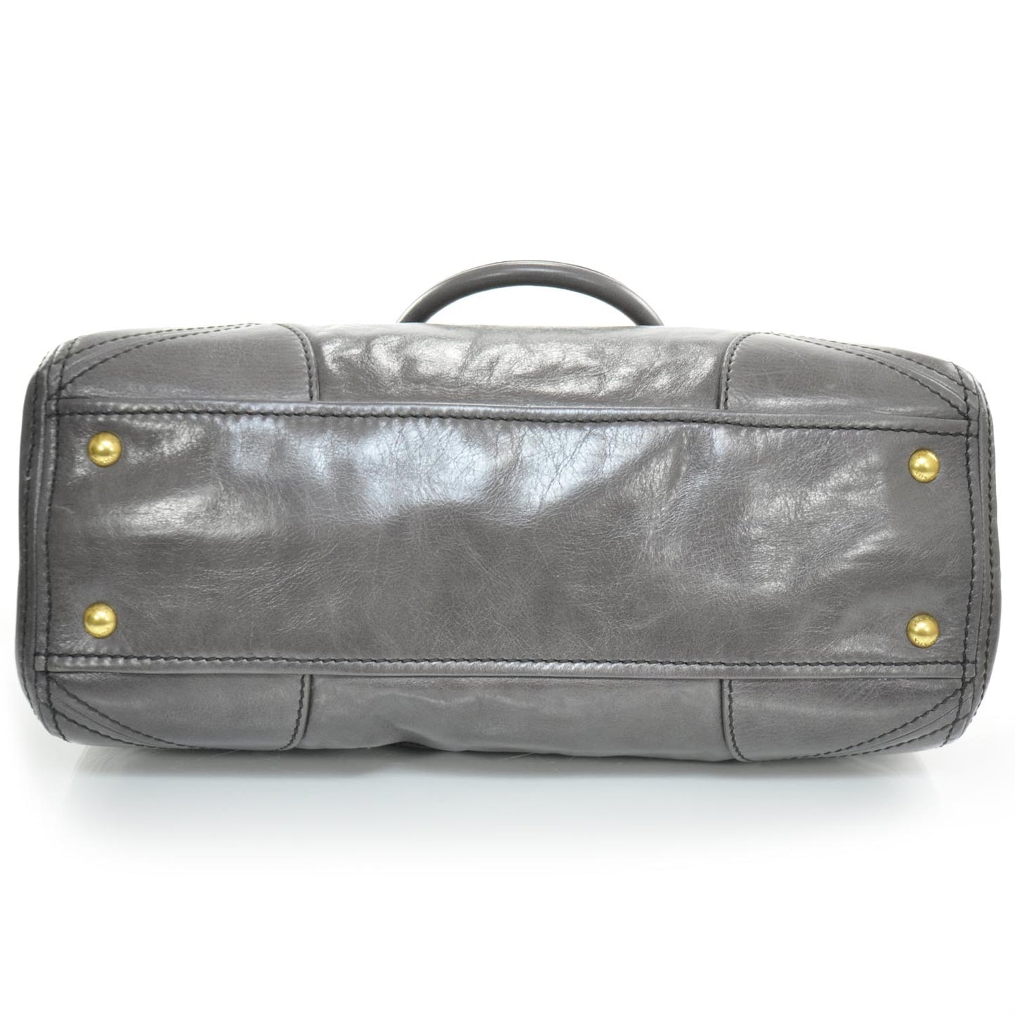 Vitello Shine Bauletto Fumo