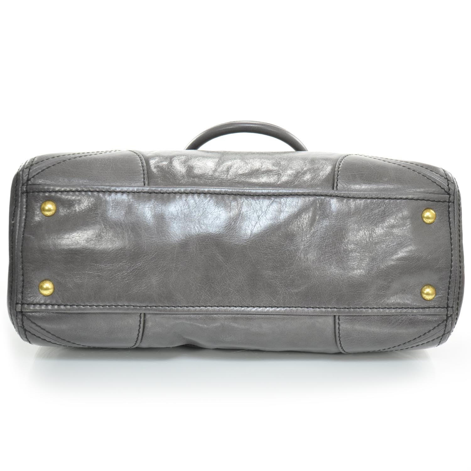Prada Vitello Shine Bauletto Fumo 5 of 10