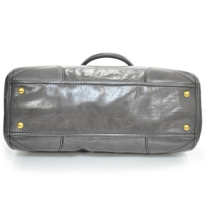Prada Vitello Shine Bauletto Fumo 5 of 10