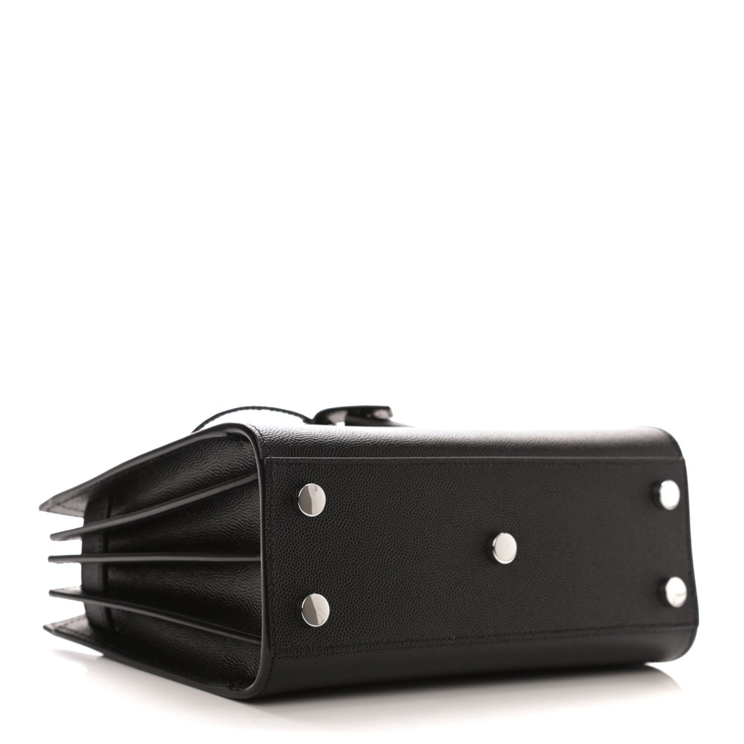 Saint Laurent Grained Calfskin Nano Sac De Jour Black 2 of 9