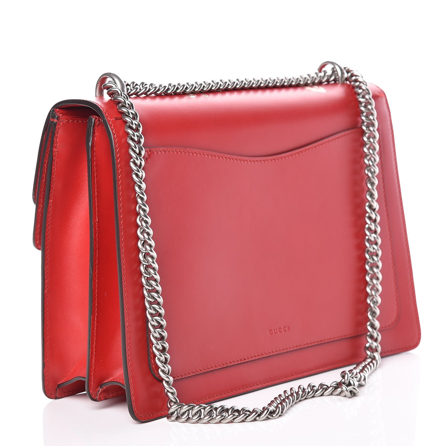Calfskin Chinese New Year Medium Dionysus Shoulder Bag Hibiscus Red