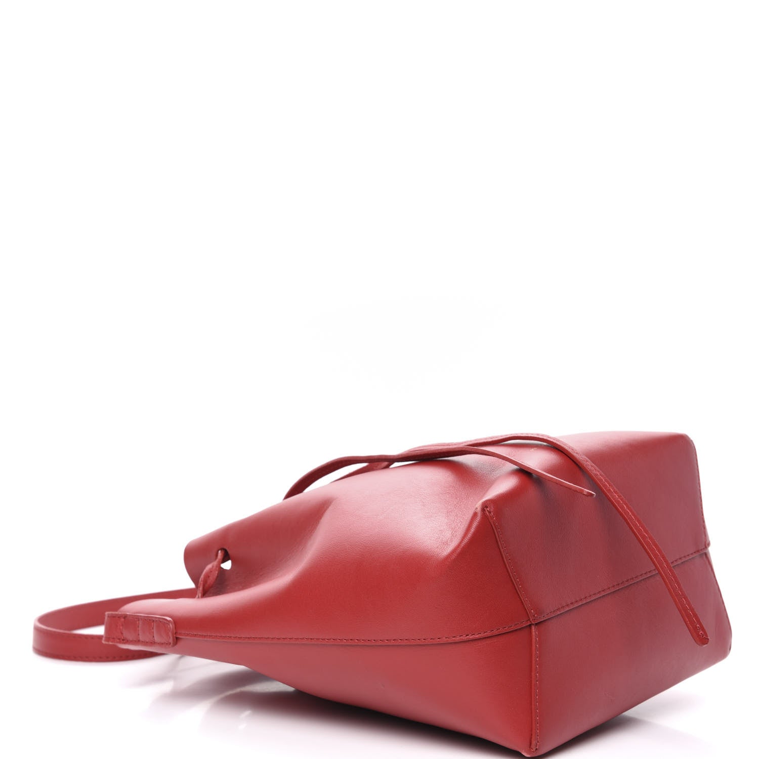 Mansur Gavriel Calfskin Mini Bucket Bag Flamma 5 of 10