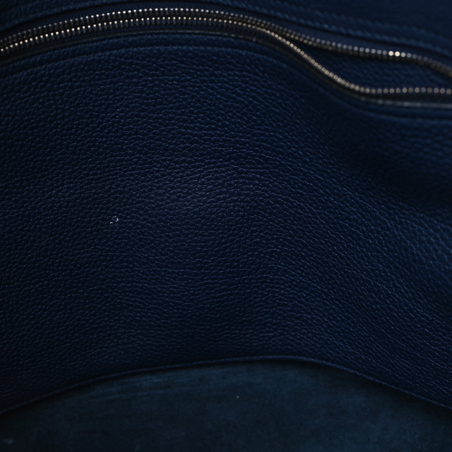Soft Calfskin Medium Jackie Top Handle Bag Classic Blue Marine