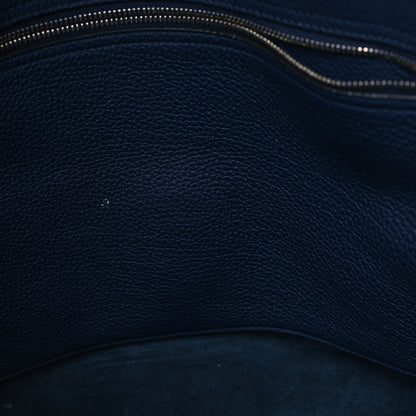 Gucci Soft Calfskin Medium Jackie Top Handle Bag Classic Blue Marine 13 of 13
