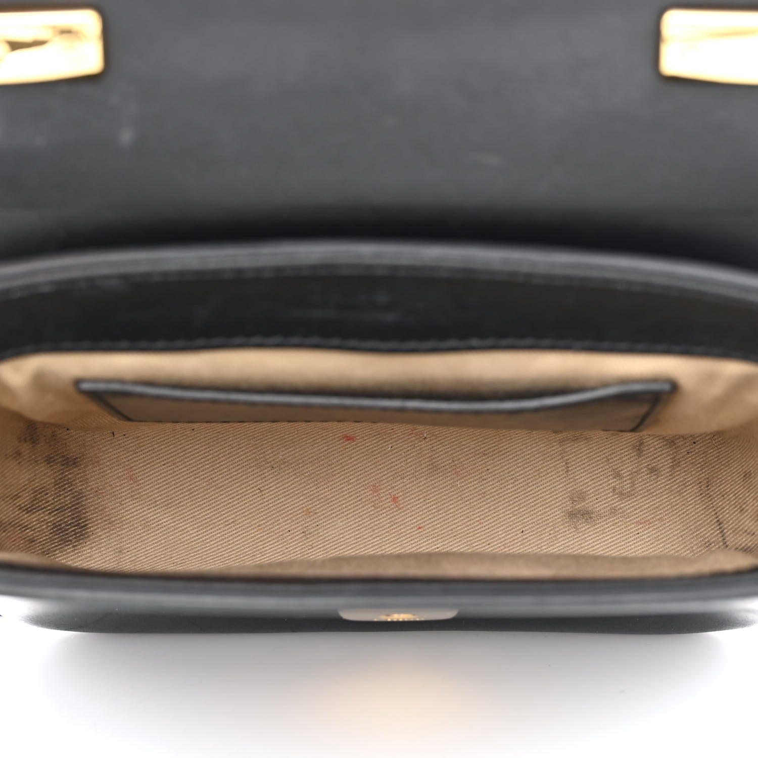 Chloe Shiny Calfskin Suede Mini C Double Carry Black 5 of 11
