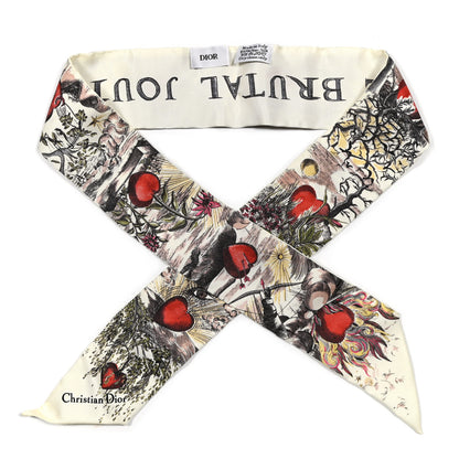 Christian Dior Silk Brutal Journey Of The Heart Mitzah Scarf Multicolor 1 of 3
