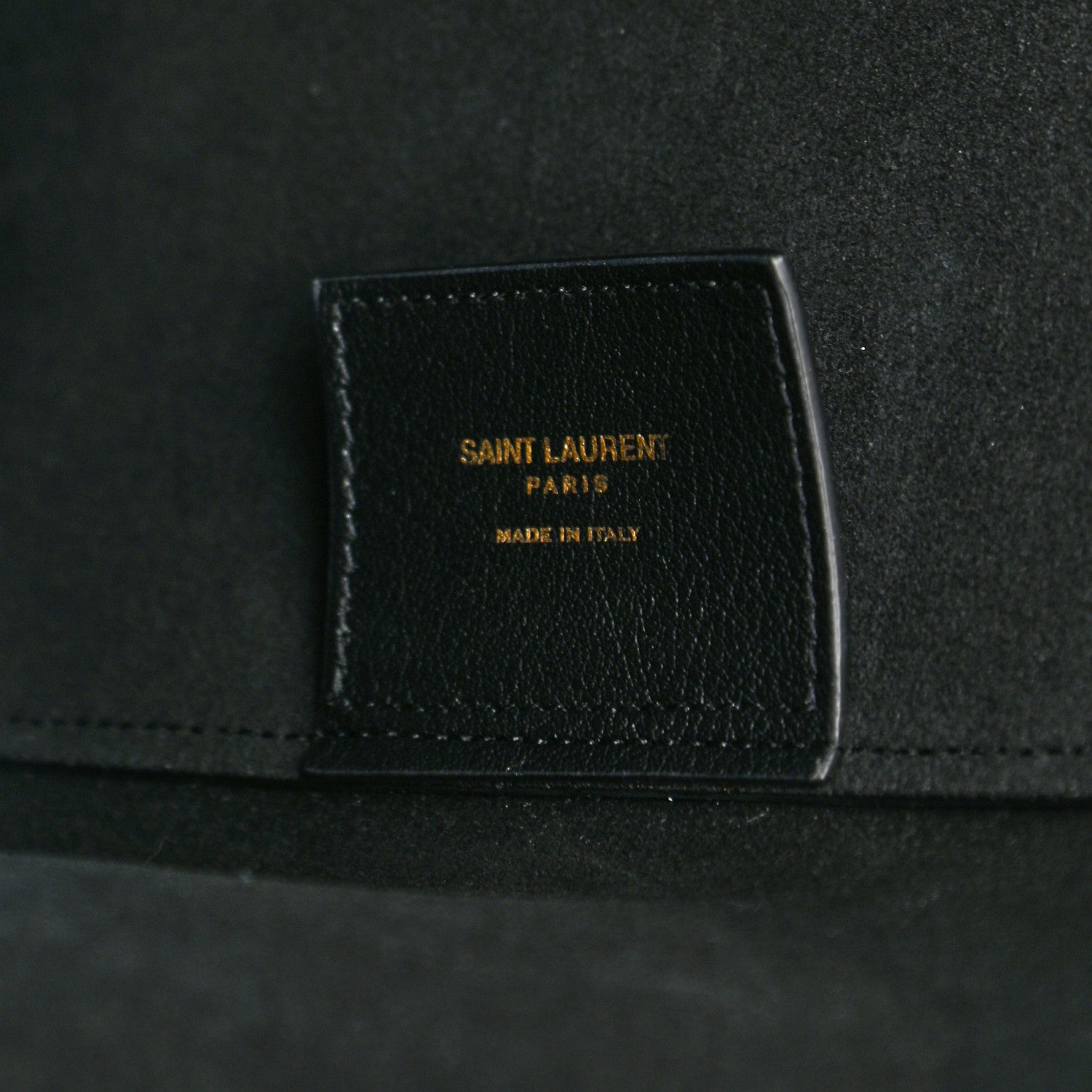 Saint Laurent Calfskin Large Shopping Tote Black 6 of 10