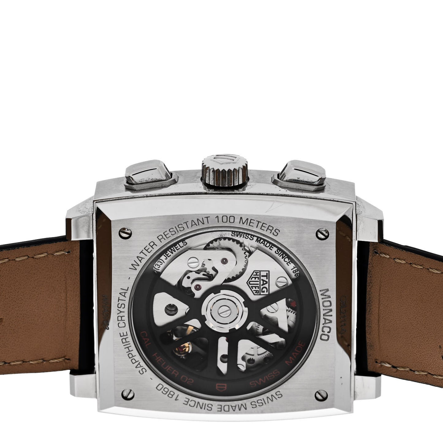 Stainless Steel Alligator 40mm Monaco Automatic Watch Blue CBL2111.0