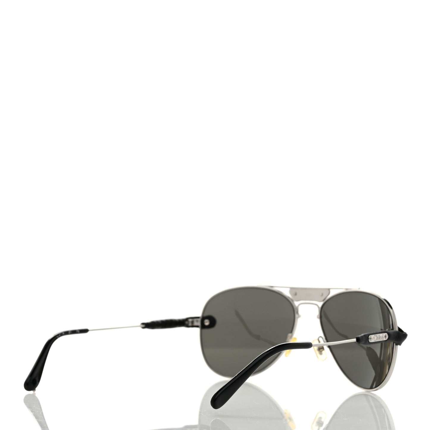 Metal Mirrored Romie Aviator Sunglasses CL2104 Black