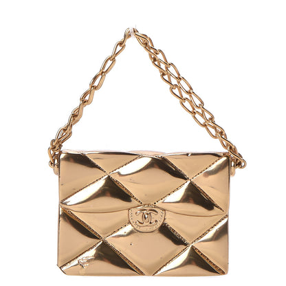 Chanel Quilted Flap Bag Brooch Gold 1 of 4