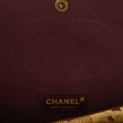 Chanel Buffalo Hand Painted Lace 2.55 Reissue 225 Flap Gold 6 of 9