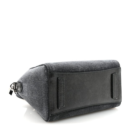 Givenchy Washed Denim Mini Antigona Shoulder Bag Black 4 of 10