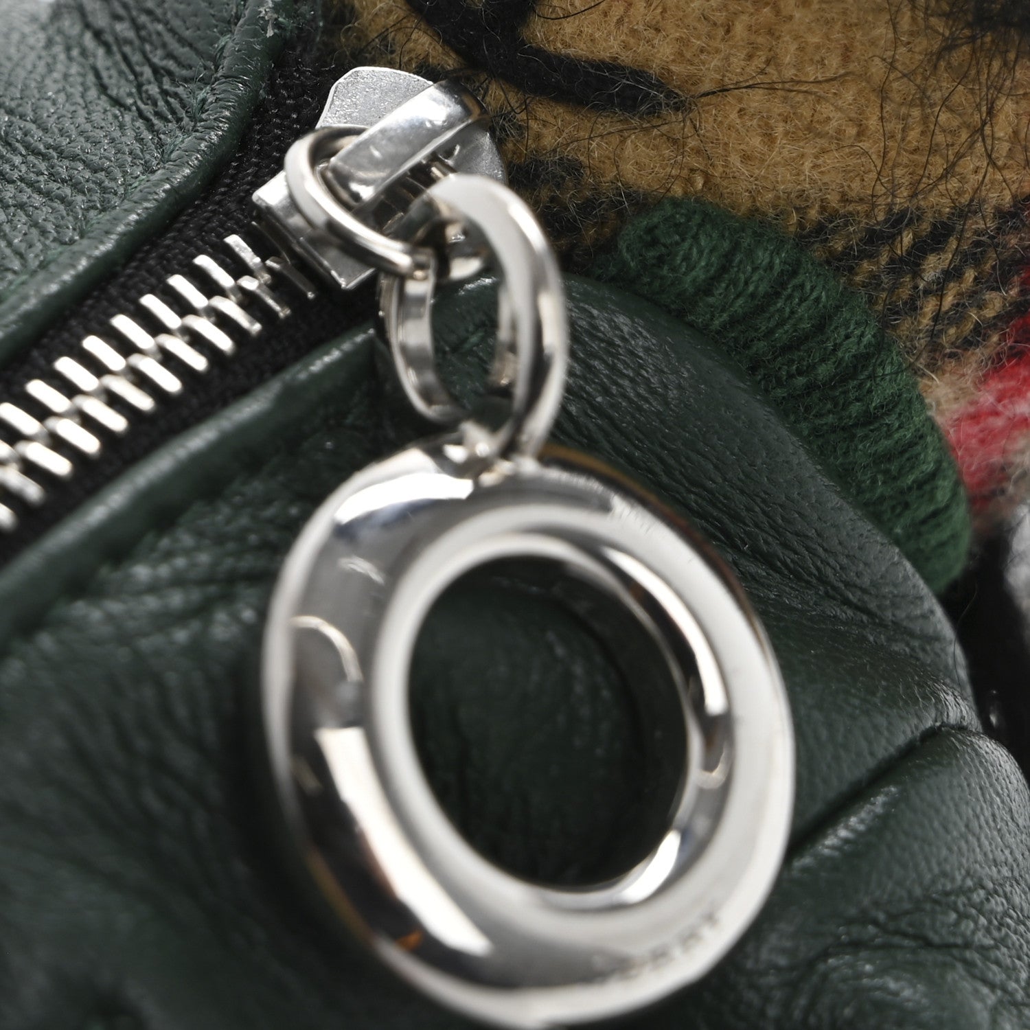 Burberry Cashmere Thomas Biker Teddy Bear Keychain Charm Antique Yellow 7 of 8