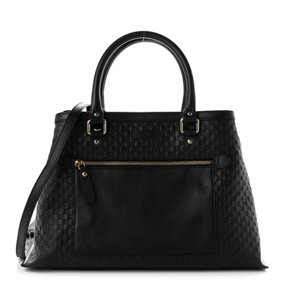 Gucci Soft Microguccissima Medium Tote Black 1 of 10