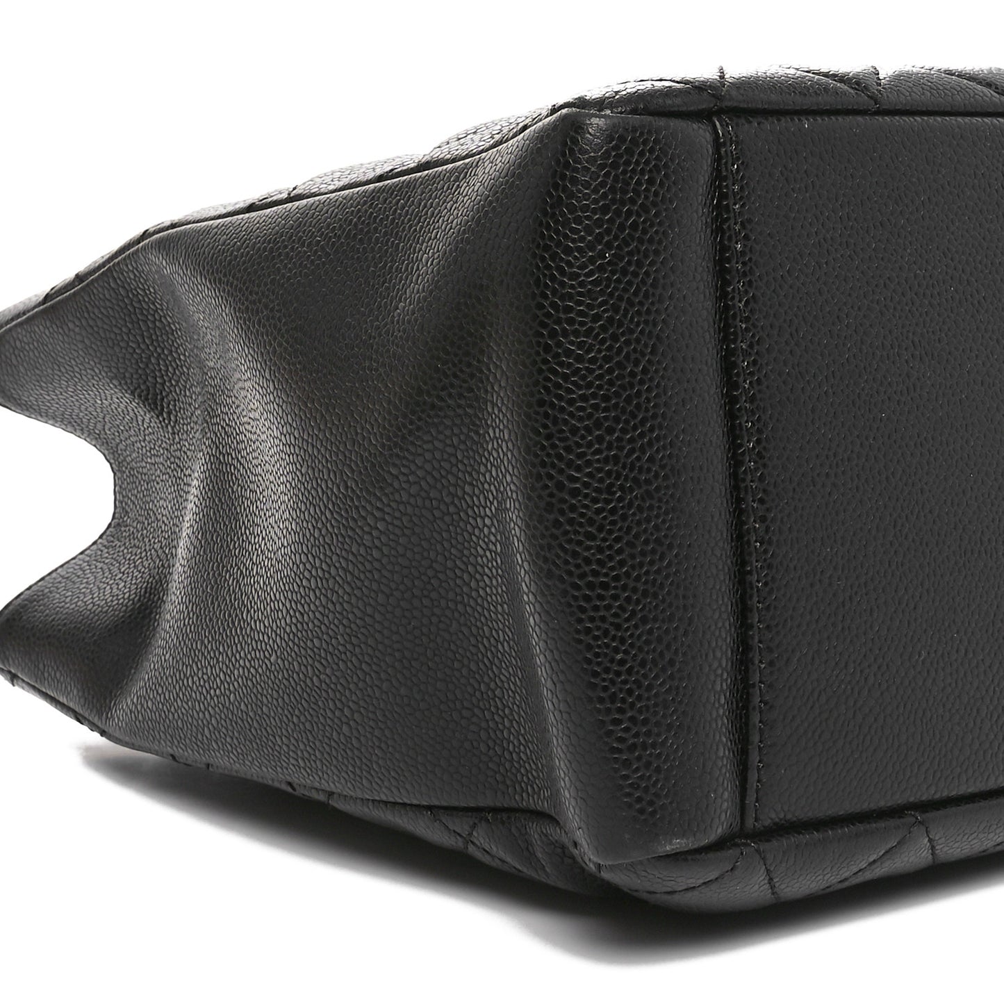 Caviar Quilted Grand Shopping Tote GST Black