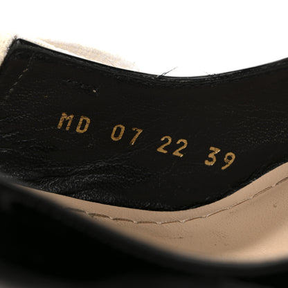 Christian Dior Patent Ribbon J'Adior Slingback 100mm Pumps 39 Black 9 of 13