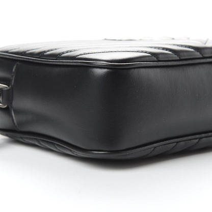 Saint Laurent Calfskin Matelasse Monogram Lou Camera Bag Black 9 of 10