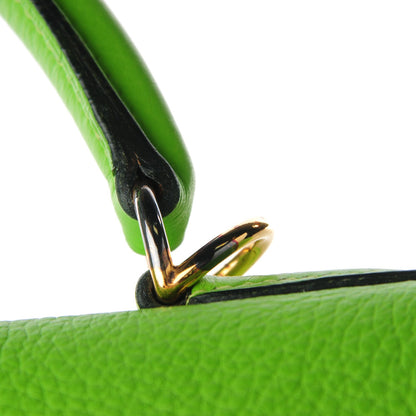 Hermes Taurillon Clemence Kelly Retourne 32 Vert Cru 15 of 24