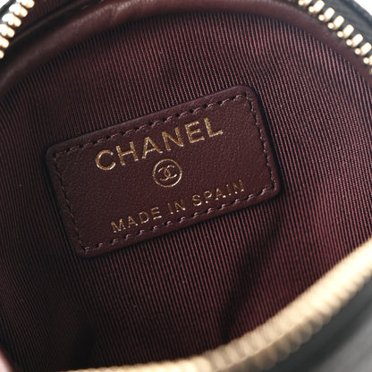 Chanel Caviar Quilted Zip Around Classic Coin Purse Black 6 of 8