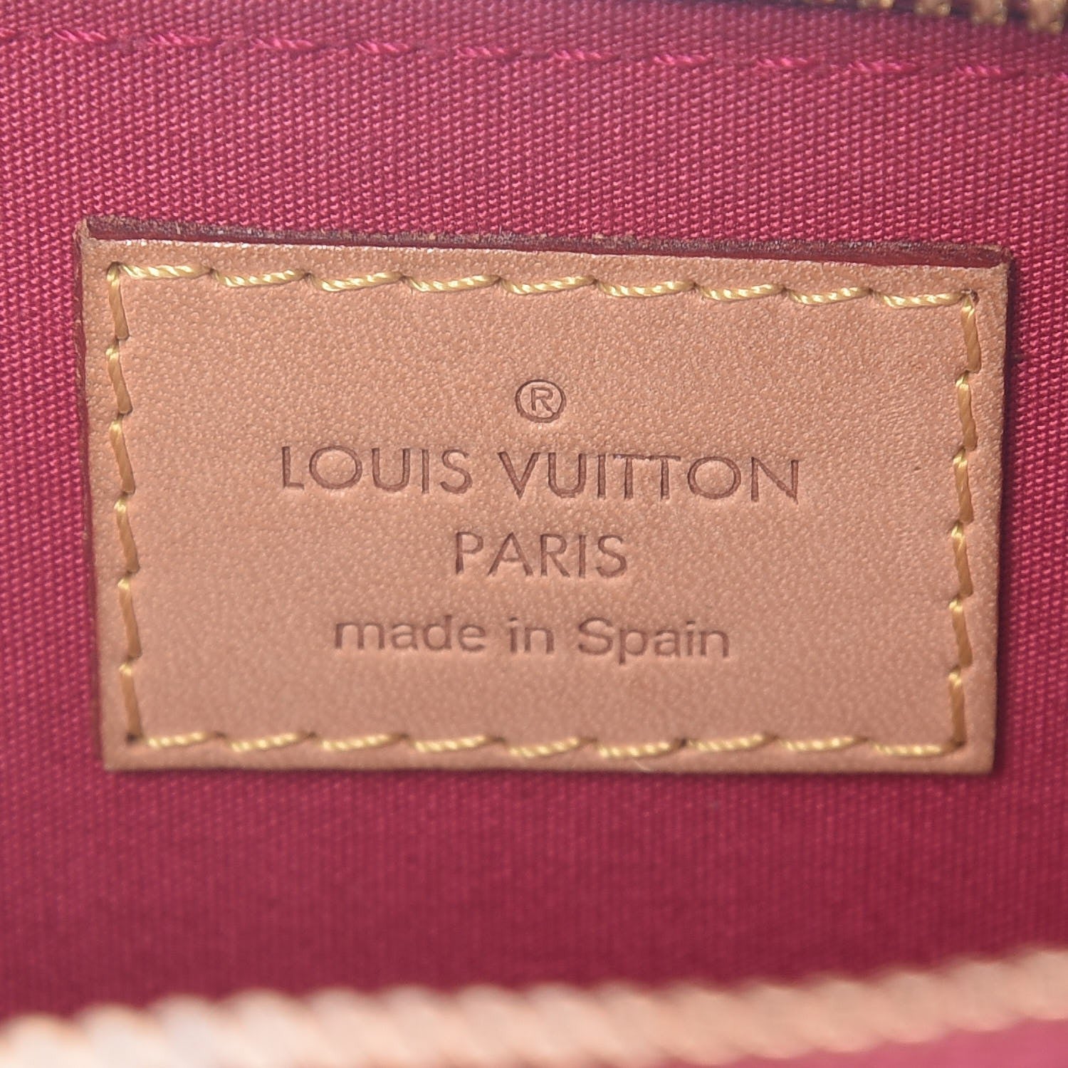 Louis Vuitton Vernis Alma BB Rose Indien 6 of 7
