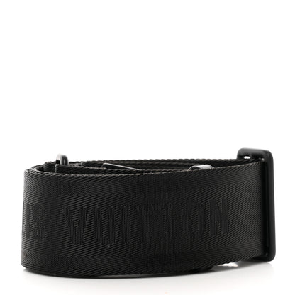 Louis Vuitton Jacquard Aerogram Shoulder Strap Black 2 of 3