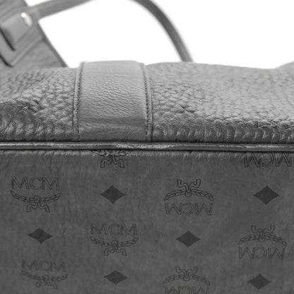 MCM Visetos Medium Liz Reversible Shopper Tote Black 22 of 25
