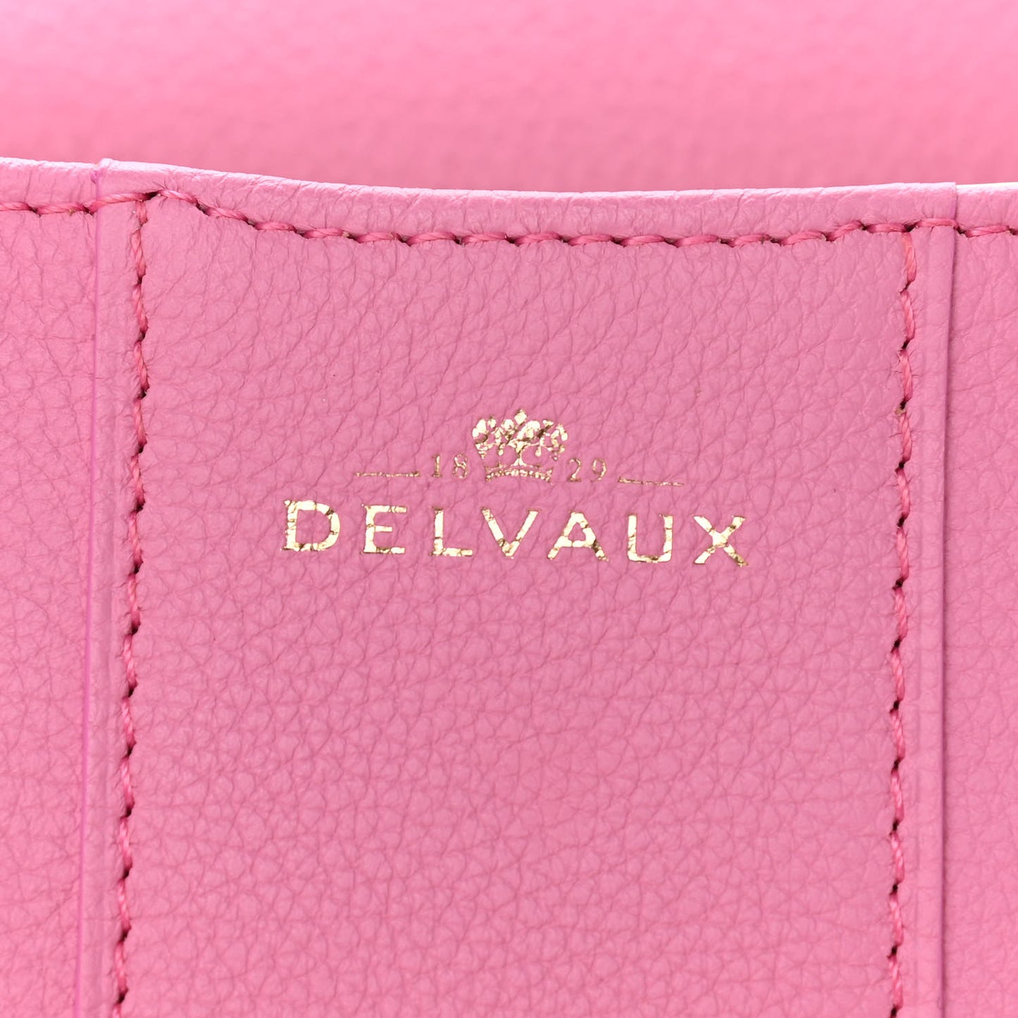 Grained Calfskin Mini Brillant Satchel Flamingo