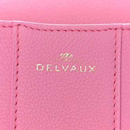 Delvaux Grained Calfskin Mini Brillant Satchel Flamingo 6 of 9