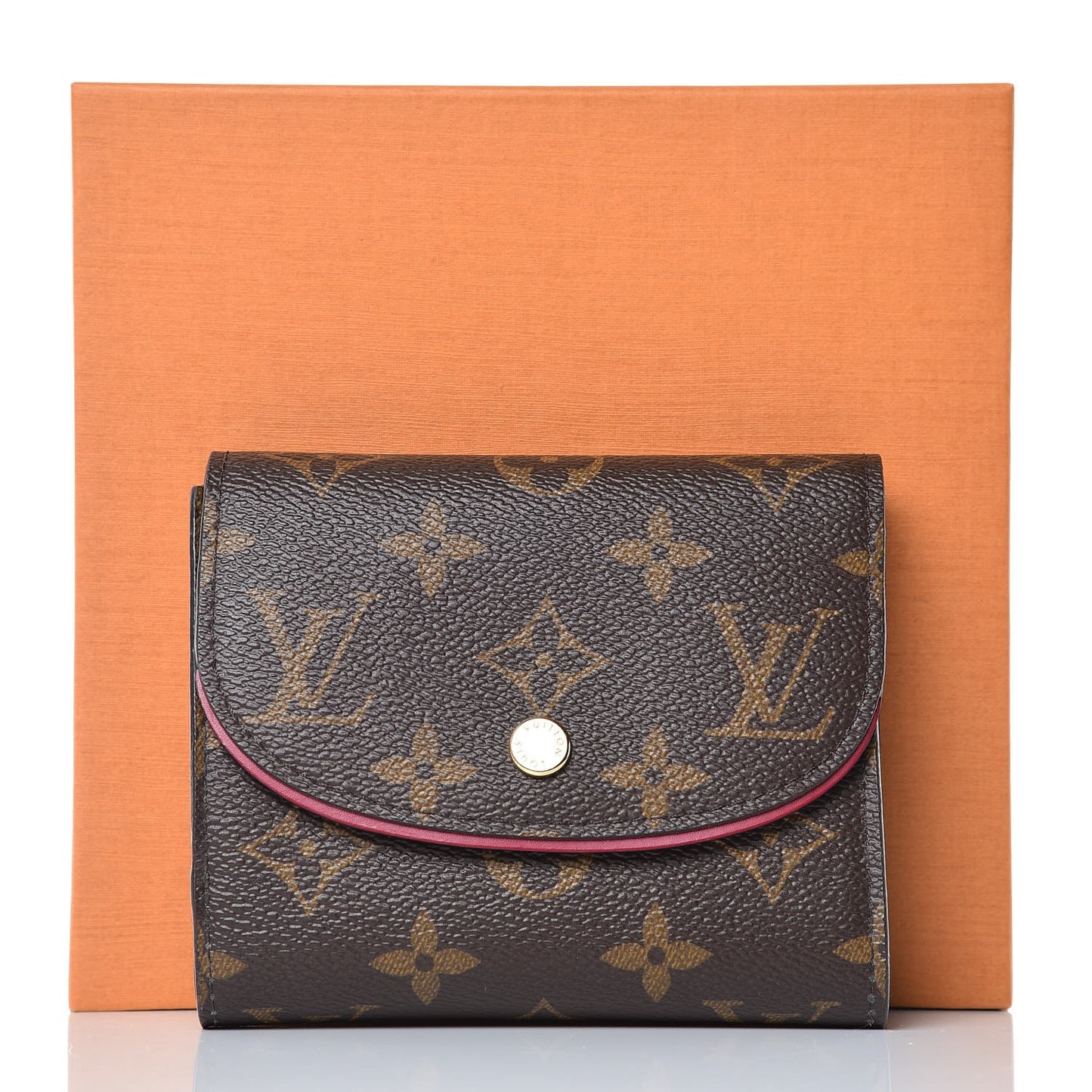 Monogram Ariane Compact Wallet Fuchsia