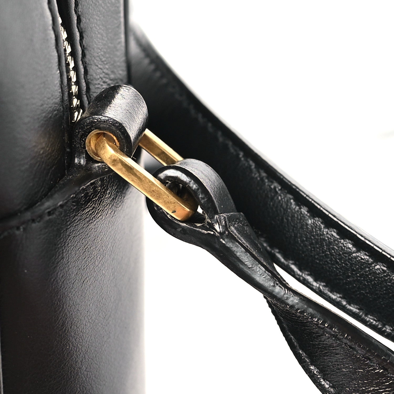Saint Laurent Calfskin Leopard Print Monogram Lou Camera Bag Black 11 of 11