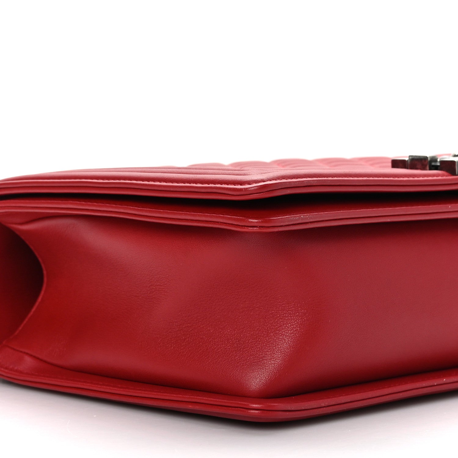 Chanel Calfskin Quilted New Medium Boy Flap Red 8 of 9