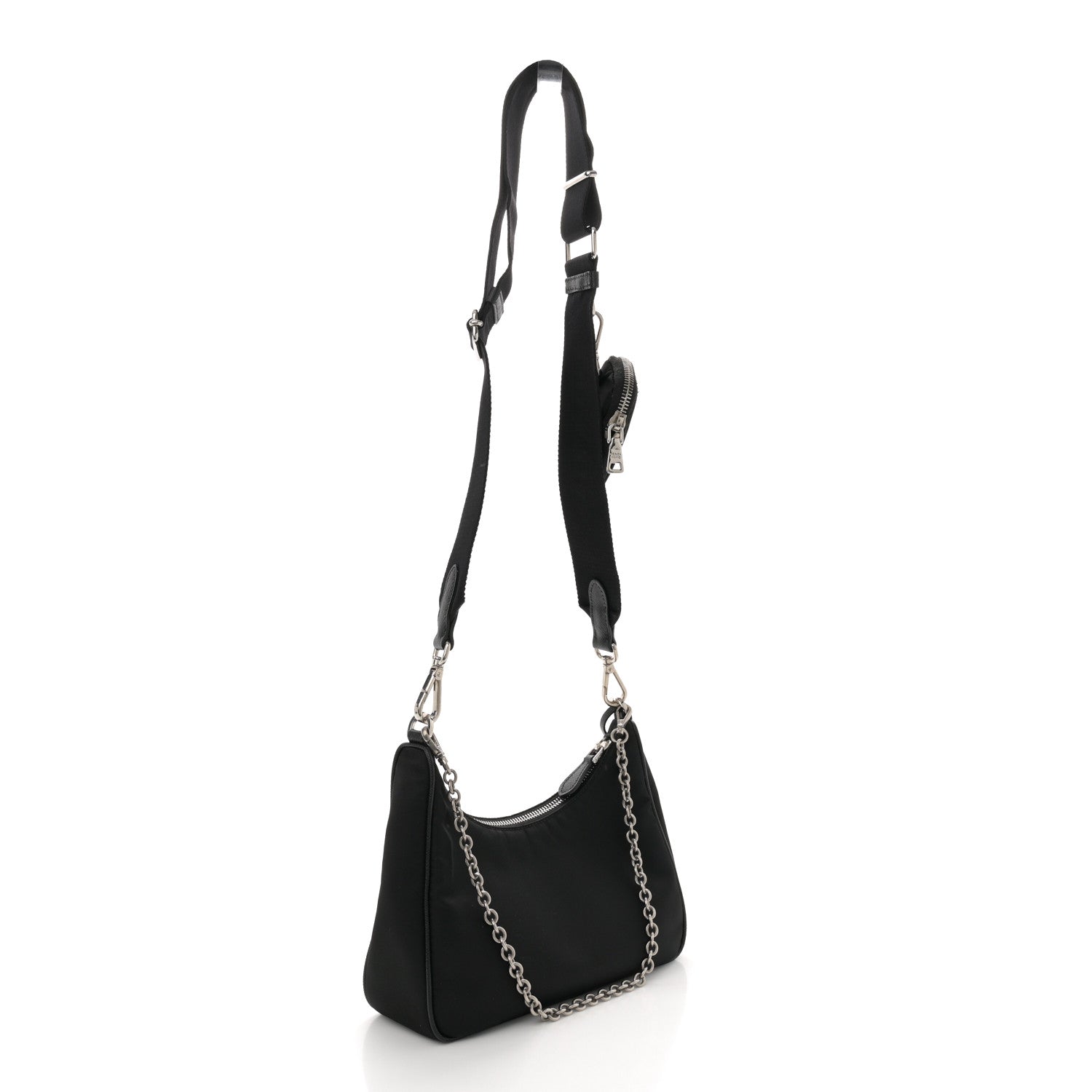 Prada Nylon Re-Edition 2005 Shoulder Bag Black 3 of 11