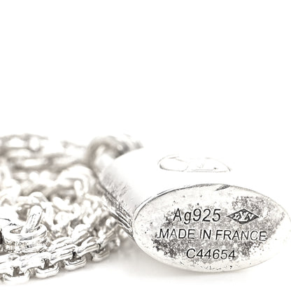 Louis Vuitton Sterling Silver Lockit Necklace 5 of 6
