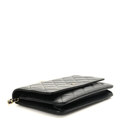 Chanel Caviar Quilted Wallet on Chain WOC Black 4 of 9