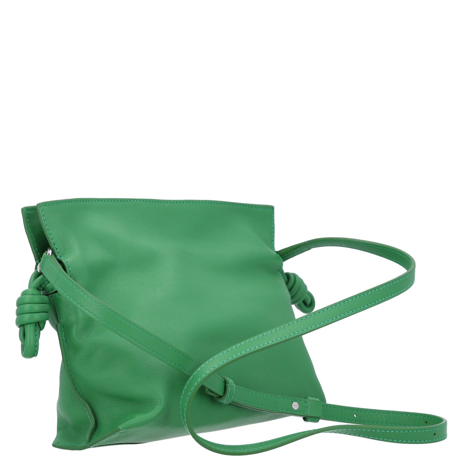 Loewe x SUNA FUJITA Nappa Bunny Mini Flamenco Knot Clutch Tropical Green 3 of 8