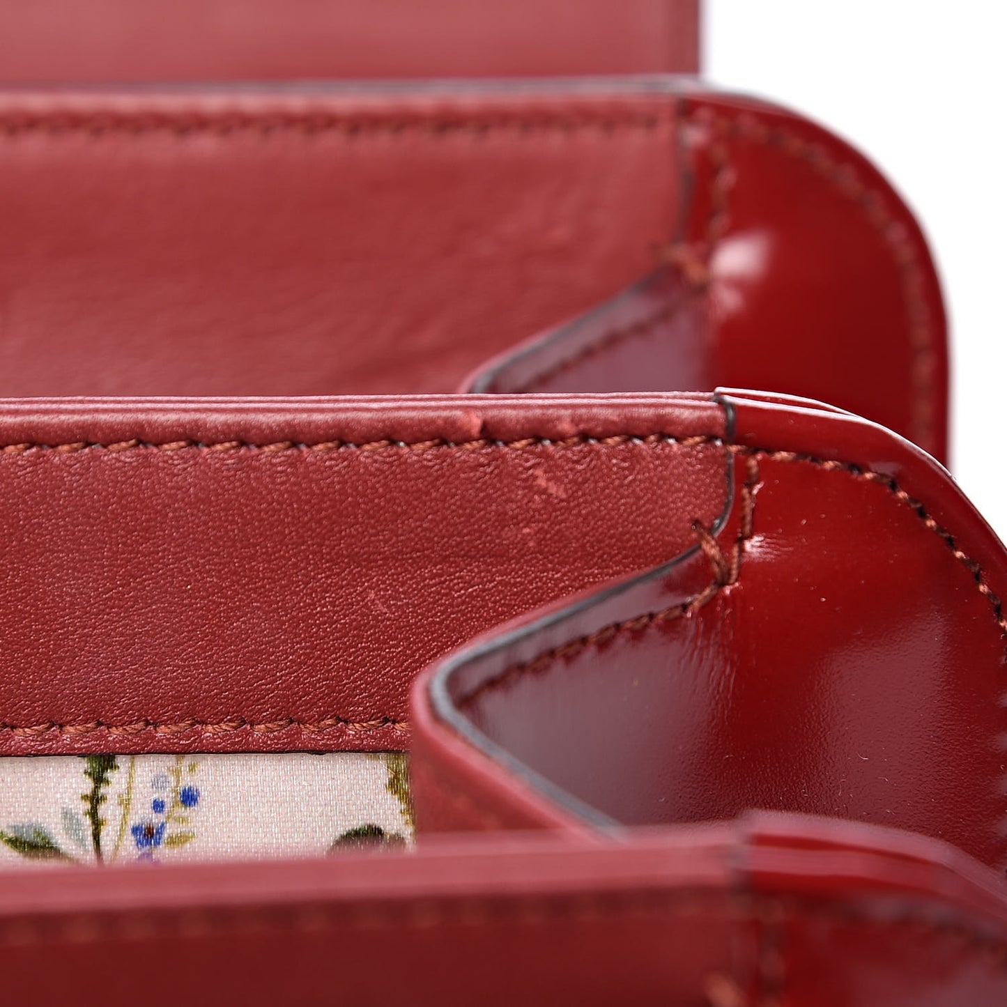 Calfskin Lisse Cornice Crystal Mini Thiara Top Handle Bag Cerise Red Gold Multicolor