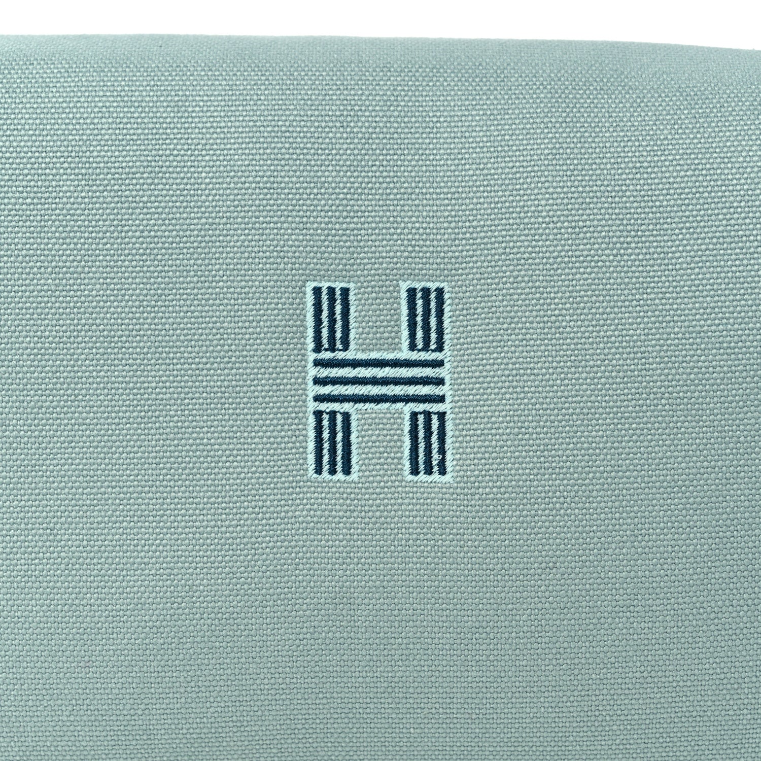 Hermes Canvas Large Bride-A-Brac Pouch Eucalyptus 7 of 10