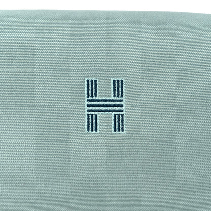 Hermes Canvas Large Bride-A-Brac Pouch Eucalyptus 7 of 10